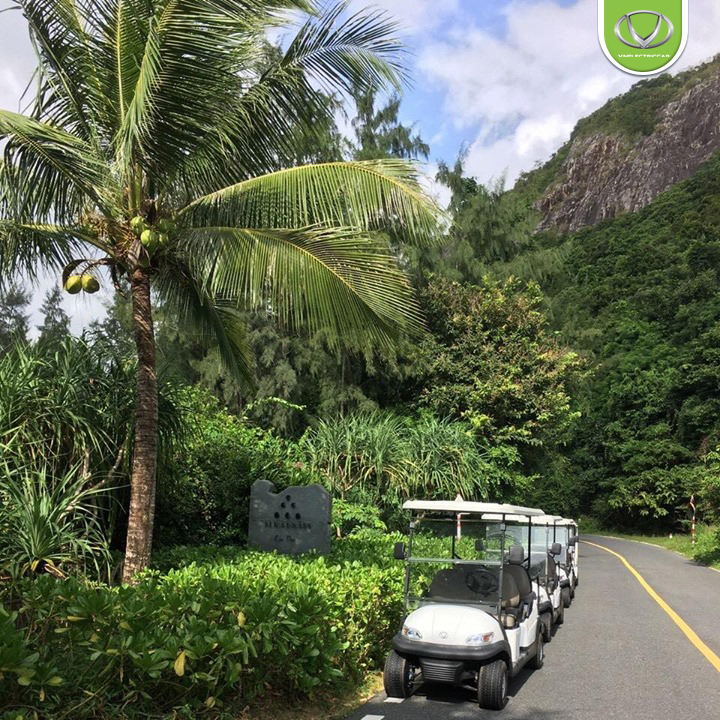 4 xe điện Tùng Lâm đã bàn giao thành công tại Resort Six Senses - Vũng Tàu