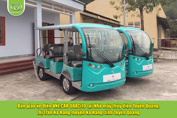 Bàn giao thành công xe điện VNE.CAR 08AC i10 tại Nhà máy thủy điện Tuyên Quang