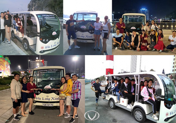 Trải nghiệm xe điện du lịch Hạ Long Xanh – Công ty Công Thành