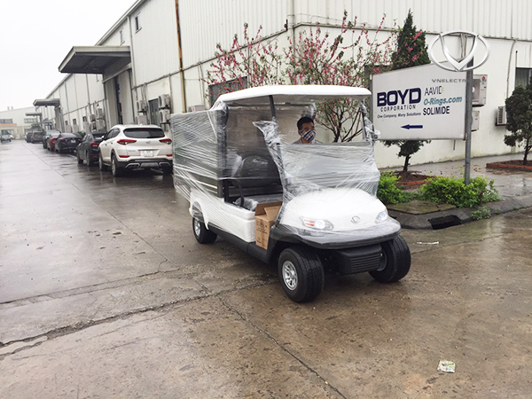 Tùng Lâm bàn giao xe điện chở hàng VNE CRB cho Bệnh viện Đa khoa Thống Nhất - Đồng Nai