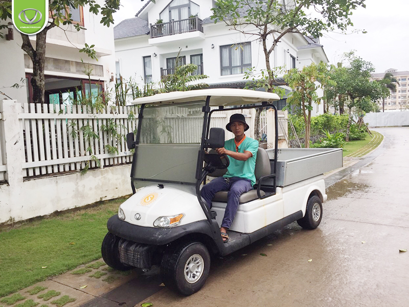 Xe điện chở hàng thùng hở