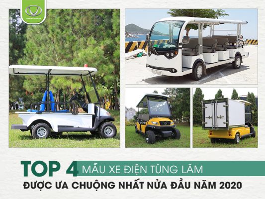Top 4 mẫu xe điện Tùng Lâm được ưa chuộng nhất nửa đầu năm 2020