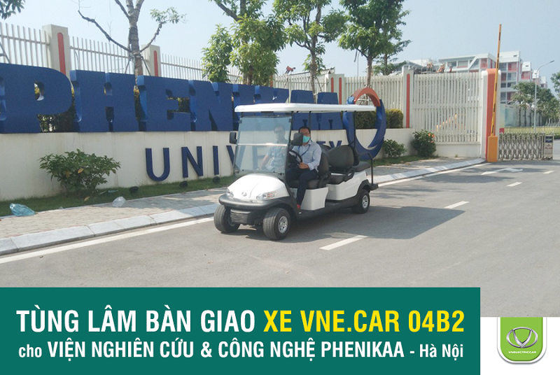 Tùng Lâm bàn giao thành công xe điện VNE.CAR 04B2 cho Viện nghiên cứu & công nghệ Phenikaa Hà Nội