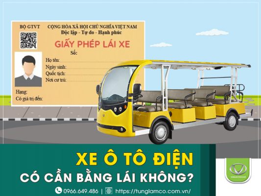 Xe ô tô điện có cần bằng lái không