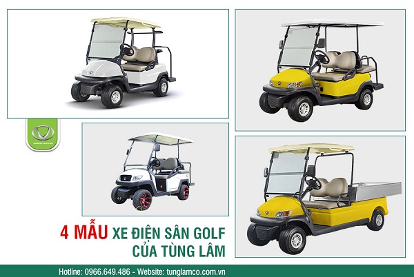 Những mẫu xe điện sân golf hot của Tùng Lâm