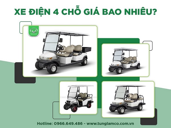 Xe điện 4 chỗ giá bao nhiêu