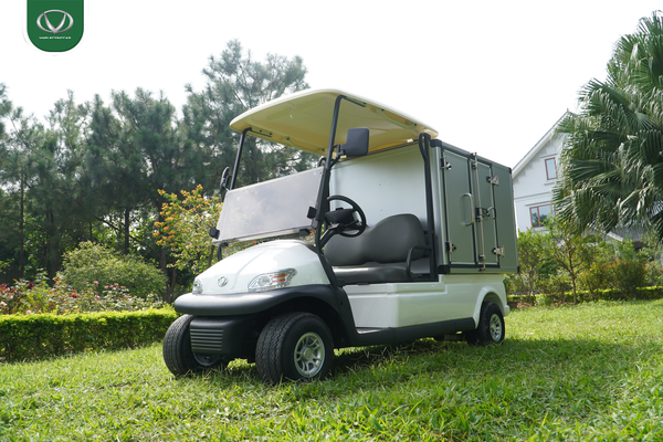 Chiêm ngưỡng mẫu xe điện chở hàng thùng kín 3 ngăn mới nhất của Tùng Lâm