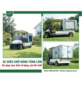 Xe điện chở hàng Tùng Lâm - Đa dạng mục đích sử dụng, giá tốt nhất