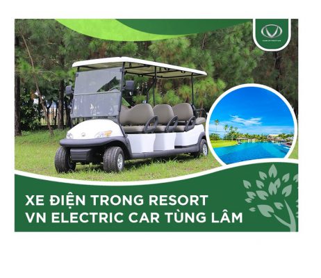 xe điện trong resort