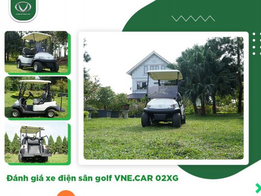 Đánh giá xe điện sân golf VNE.CAR 02XG