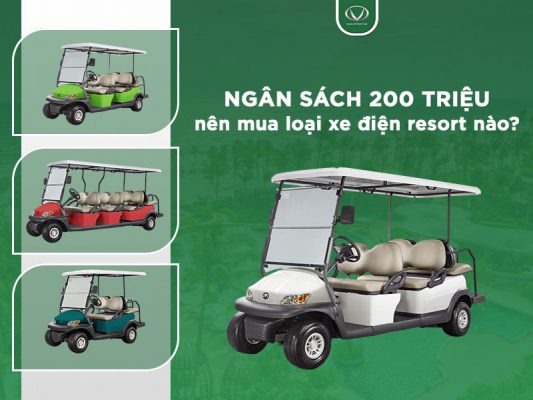 xe điện resort