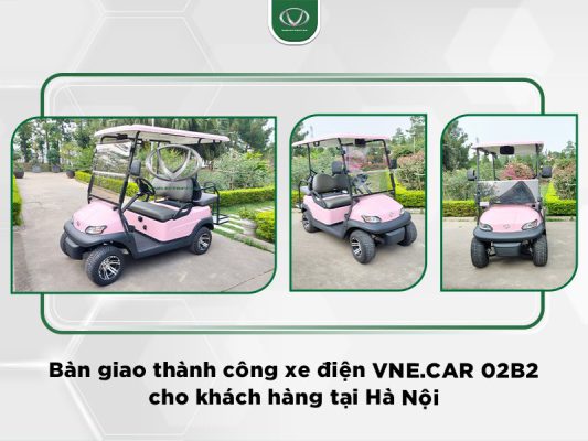 Tùng Lâm bàn giao thành công xe điện VNE.CAR 02B2 cho khách lẻ tại Hà Nội