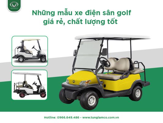 Xe điện sân golf giá rẻ