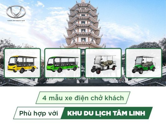 4 mẫu xe điện chở khách phù hợp với khu du lịch tâm linh
