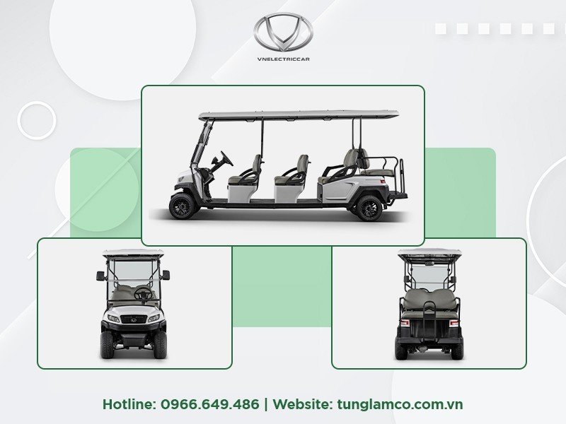 Tổng hợp các mẫu xe điện resort 8 chỗ thương hiệu VN Electric Car