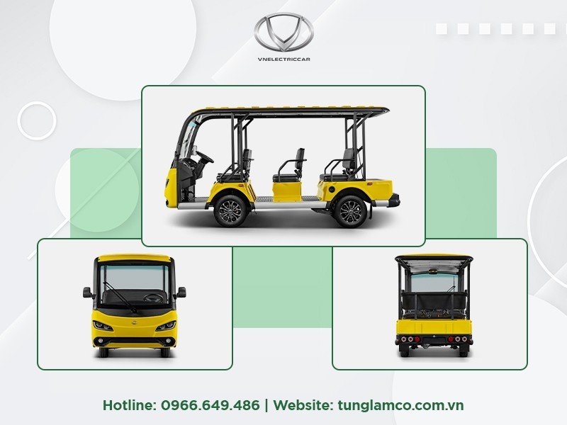 Tổng hợp các mẫu xe điện resort 8 chỗ thương hiệu VN Electric Car