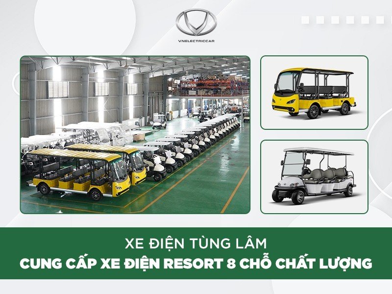 Tổng hợp các mẫu xe điện resort 8 chỗ thương hiệu VN Electric Car