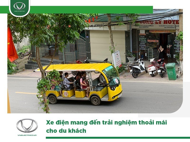 Lợi ích vượt trội khi sử dụng xe điện trong khu du lịch