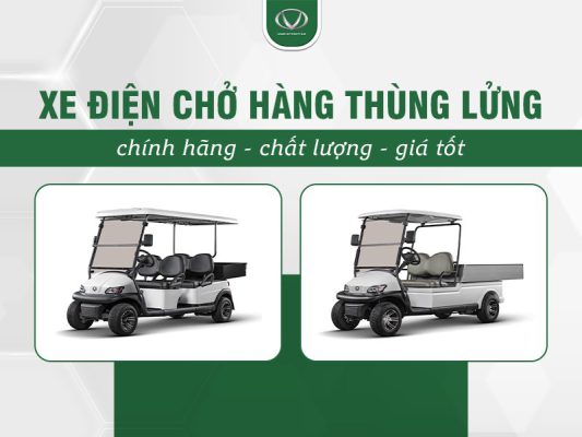 Xe điện chở hàng thùng lửng chính hãng, chất lượng, giá tốt