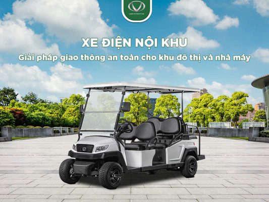 Xe điện nội khu - Giải pháp giao thông an toàn cho khu đô thị và nhà máy