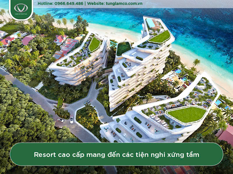 Resort cao cấp mang đến đa dạng tiện nghi