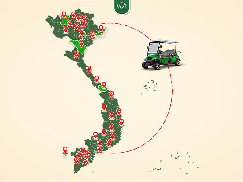 Từ Bắc vô Nam: Dấu ấn Xe Điện Tùng Lâm tại các resort hàng đầu