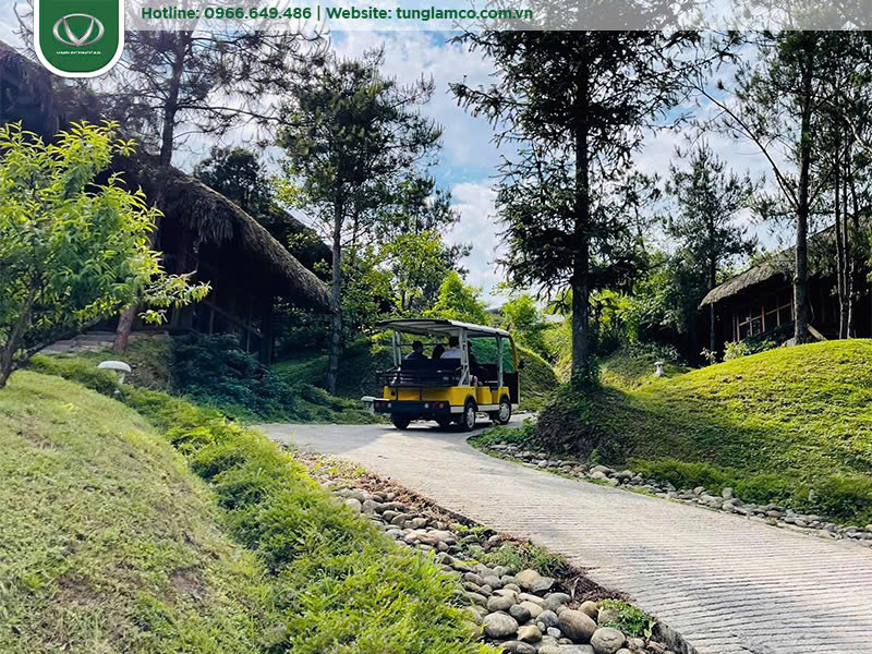 Xe điện chạy trong resort - Giải pháp di chuyển hoàn hảo từ Xe Điện Tùng Lâm