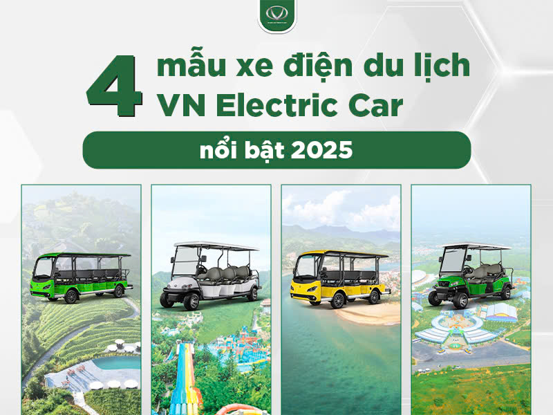 4 mẫu xe điện du lịch VN Electric Car nổi bật 2025
