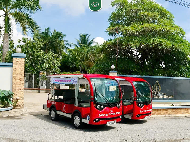 Giải mã lý do các resort cao cấp chuộng xe điện resort Tùng Lâm