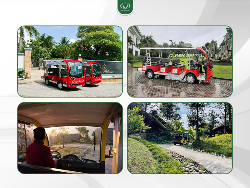 Xe điện resort - Chìa khóa cho hệ thống vận chuyển nội khu hoàn hảo tại resort