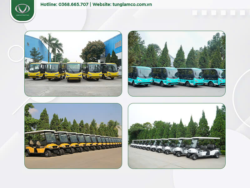 Xe điện du lịch - Giải pháp vận chuyển xanh, hiện đại cho khu du lịch & resort