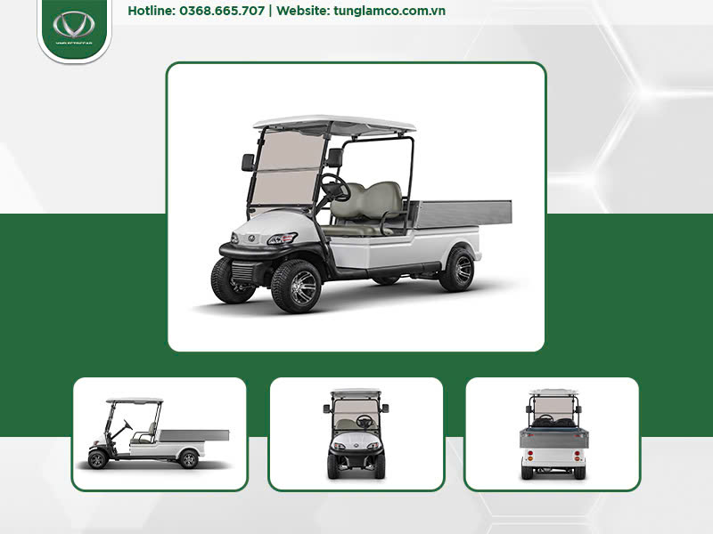 Xe điện chở hàng thùng lửng