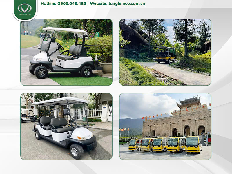 Xe điện du lịch - Giải pháp di chuyển xanh, hiệu quả cho khu du lịch
