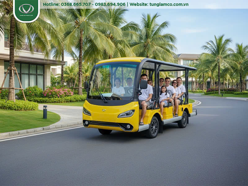 Xe điện Tùng Lâm - Hiệu suất vận hành ổn định, bền bỉ