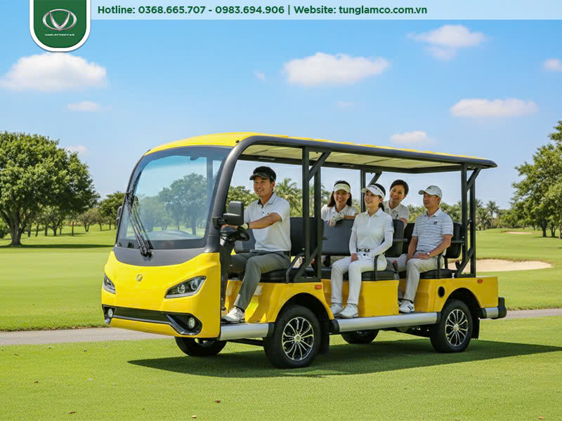 Xe điện 4 bánh sử dụng trong sân golf