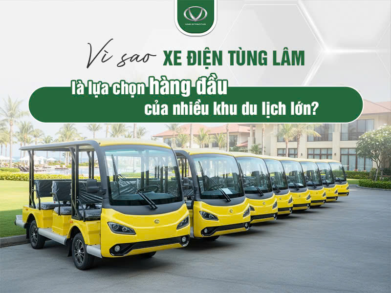 Vì sao nhiều khu du lịch lớn lựa chọn Xe Điện Tùng Lâm?