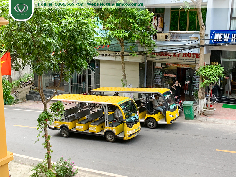 Xe điện du lịch 14 chỗ: Giải pháp vận chuyển xanh, đẳng cấp cho doanh nghiệp du lịch