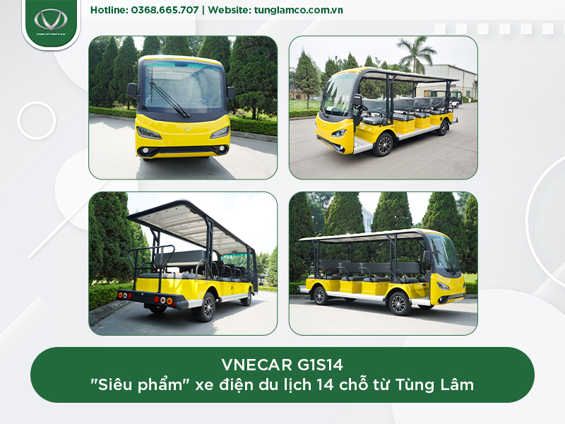 Xe điện du lịch VNECAR G1S14