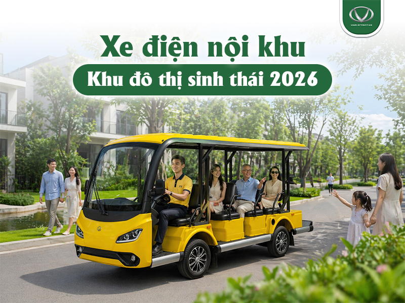 Khu đô thị sinh thái ứng dụng xe điện nội khu như thế nào?