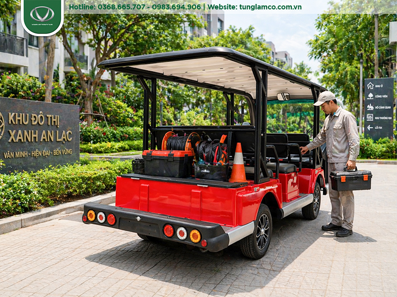 Ứng dụng xe điện nội khu trong khu đô thị sinh thái