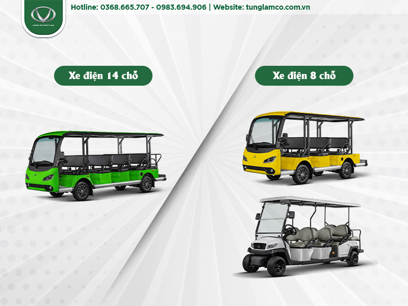 Xe điện du lịch 14 chỗ giải quyết bài toán vận hành như thế nào?