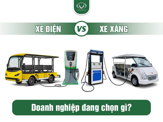Xe điện với xe xăng: Doanh nghiệp đang chọn gì?