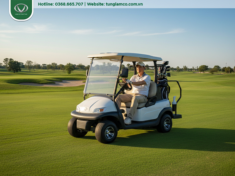Xe điện sân golf 2 chỗ được thiết kế để phục vụ điều gì?