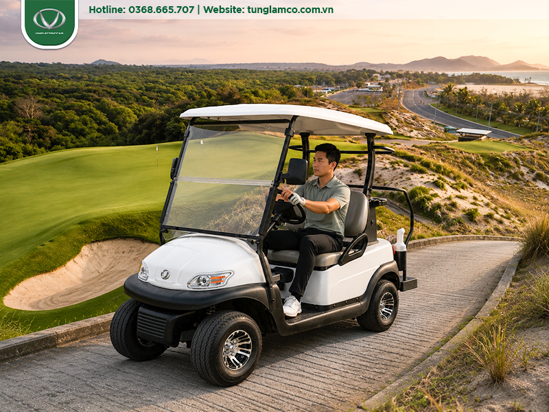 Xe điện sân golf 2 chỗ mang lại lợi ích gì cho sân golf?